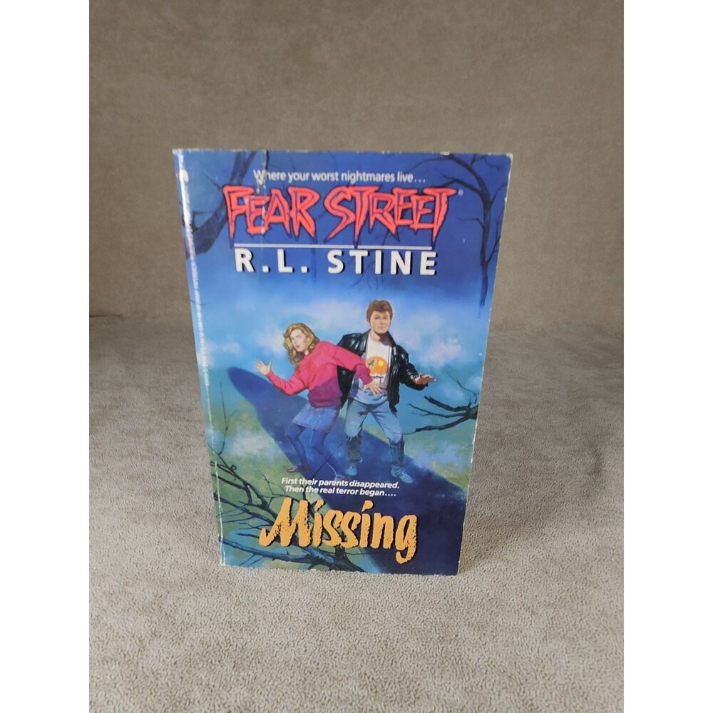 RL Stine Fear Street Missing book 4 series rare HTF YA Horror